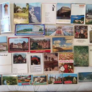 Súbory fotiek s pohľadníc turistických destinácií a umenia
