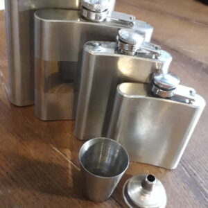 ploskačky nerezové 902+702+4oz+3oz+štamperlík+lievik 6dielny set za 18€