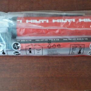 Chemická kotva HILTI HIT-HY 200-A V3 500ml (890g dvojzložková 6ks po 28€! cena na webe je 43€