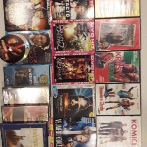 Diskety DVD České (v PVC obaloch po 1,5€ v papierových obaloch po 1€ a bez po 0,5€)