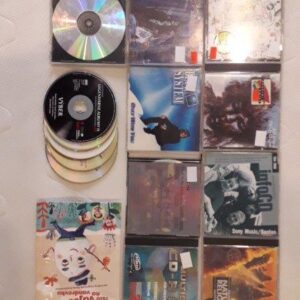 CD nosiče (v obaloch po 2€, bez po 1€)